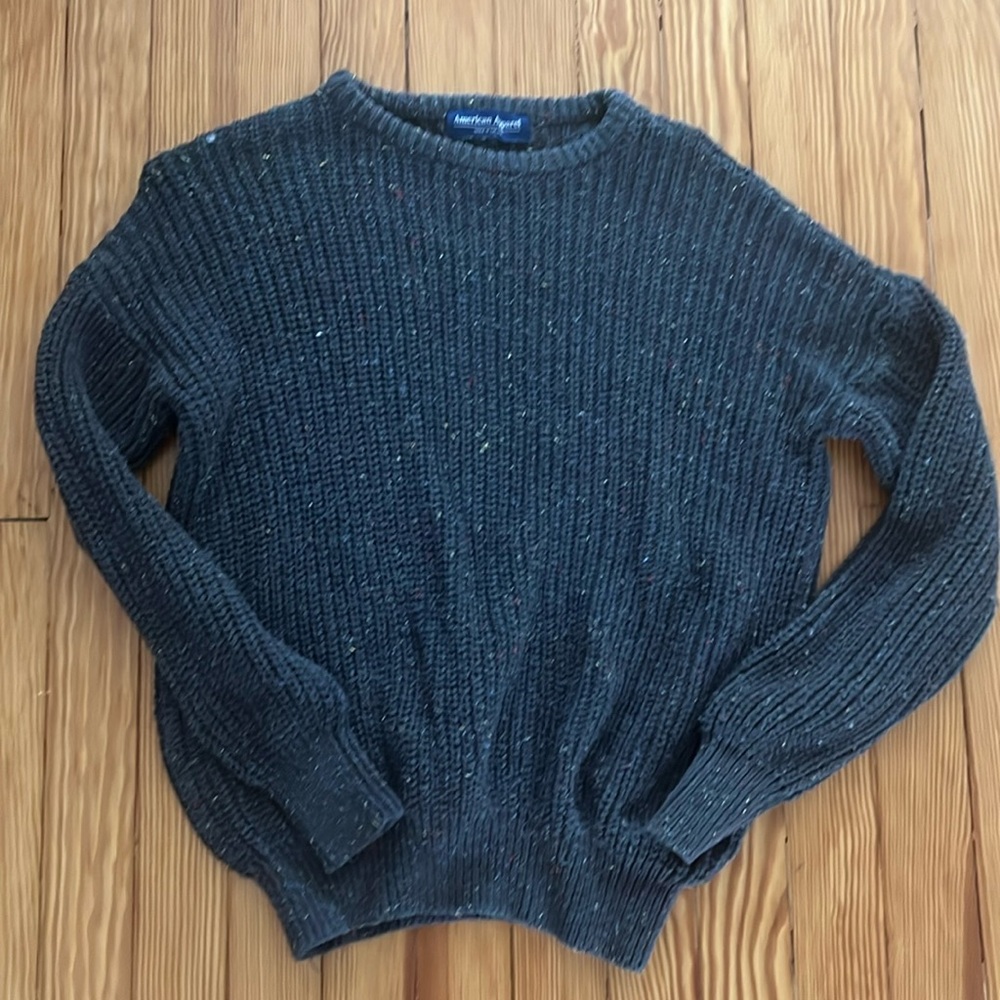 American Apparel speckled knit sweater